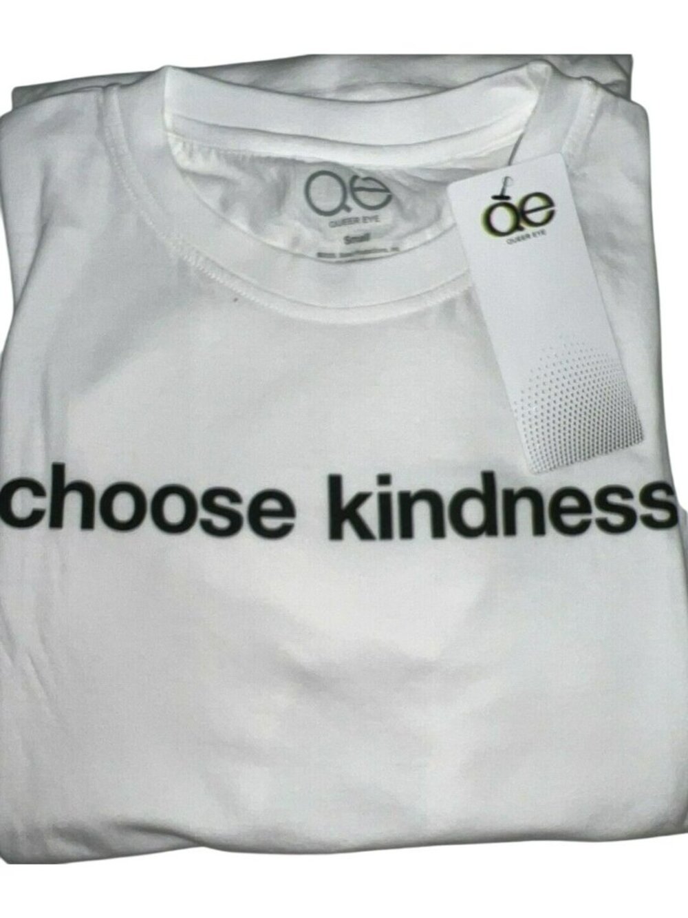 Gay Pride LGBTQ Official Choose Kindness White T-Shirt Sz Medium Unisex NEW